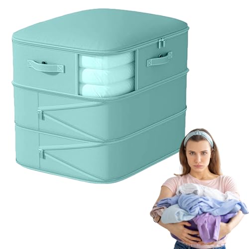 Bolsas de vacío para ropa y mantas reutilizables con ahorro de espacio para el hogar 8