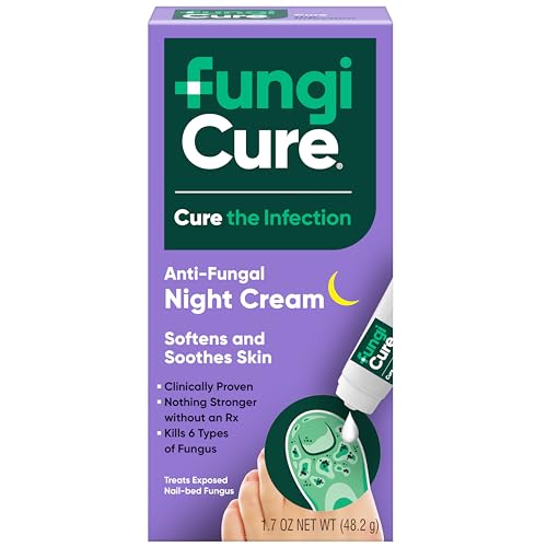 FungiCure Anti-Fungal Night Cream Cures & Soothes Clotrimazole 1% 1.7 oz