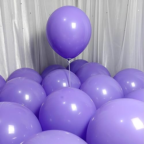 Image of 90 Pack Purple Balloons 18 inch Purple Latex Big Balloons for Party Decorations and Events ZWZLIULIAN