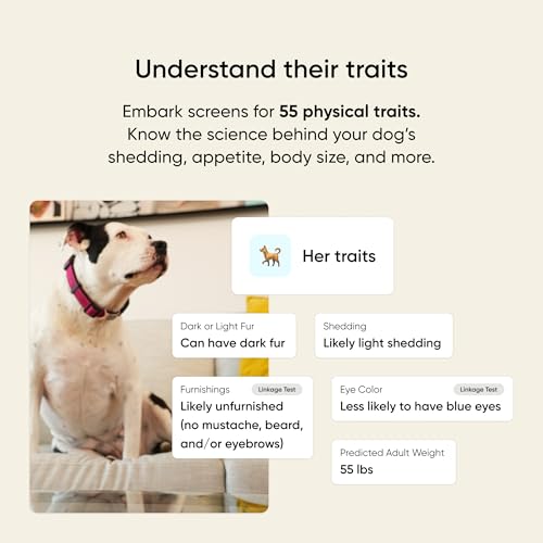 Embark Veterinary Embark Dog DNA Test Breed Identification 160 Health Results 200K Genetic Markers