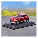 HYSG maßstabgetreues Modell Für Renault CAPTUR SUV Legierung Automodell Druckguss & Spielfahrzeuge Spielzeugautos Kinderspielzeug Für Kinder Geschenke Jungenspielzeug 1:43 (Color : Red)