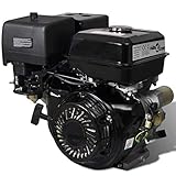 Hubraum: 420 ccm vidaXL Benzinmotor 15HP 9,6kW Ersatzmotor Industriemotor Standmotor Kartmotor