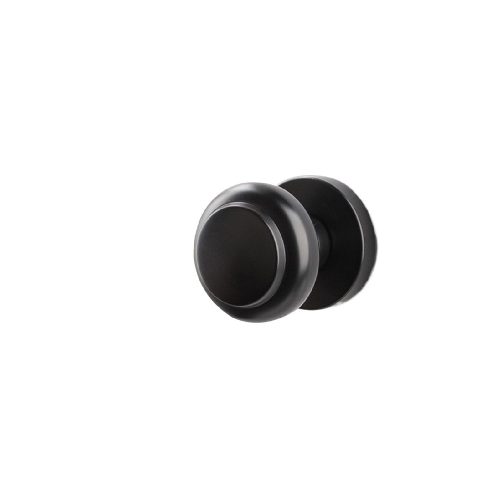 Serrure à bille Sub Black Round en cuivre dissimulée pour porte de chambre en bois
