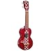Produktbild Kahiko Batik Series Soprano Ukulele - Trans Red-UKULELE
