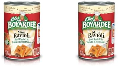 Amazon.com: Chef Boyardee Mini Ravioli, 15 oz, (10 CANS). : Grocery ...