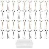 36 Reflets En Forme De U Clips, 1 Boîte De Rangement Transparente, Clip De...