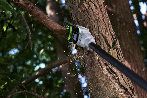 EGO POWER+ Pole Saw, Cordless Electric Pole Saw for Tree Trimming with Telescopic LED Cut Line Indicator, Battery and Charger Not Included - PS1000