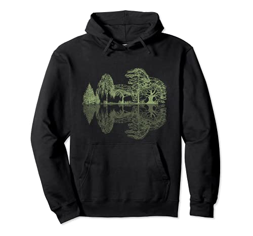 Bosque Reflejo Amantes de la naturaleza Sudadera con Capucha