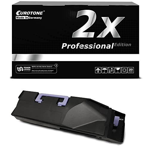 Toner TK 895 BK Eurotone pour Utax CDC 5520 Remplacer Cartouche Noire Vide Lot de 2