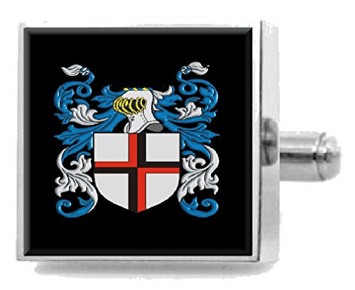 Clip para corbata Fenn England con sujecion firme anti-deslizamiento y escudo grabado