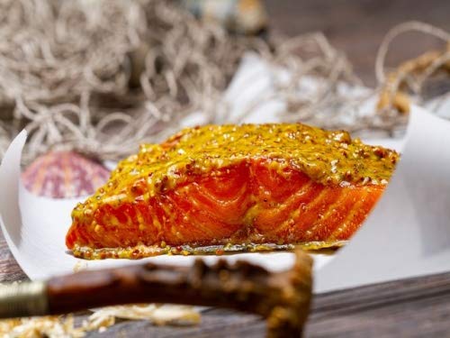 Klaassen Stremellachs Honig-Senf, Lachs über Buchenrauch geräuchert, Honig-Senf, 200g