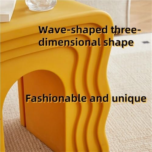 Table basse multifonction et table d'appoint encastrable avec tabouret