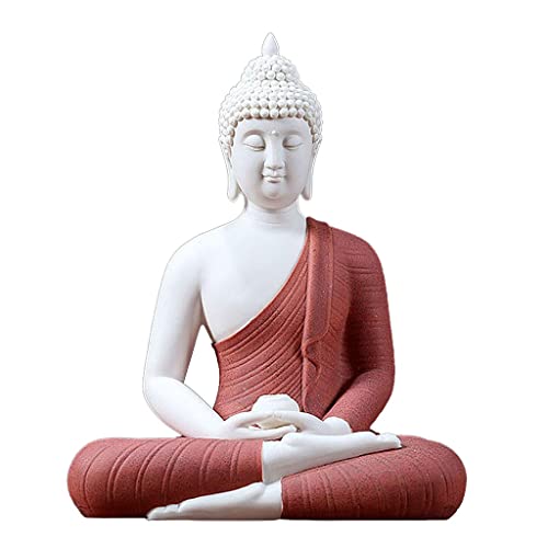Bouddha Tathagata rouge ZXQUEGF statue de méditation zen
