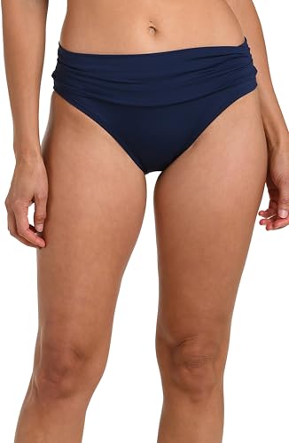 Image of La Blanca Women's Island Goddess Shirred Band Hipster Bikini Bottom