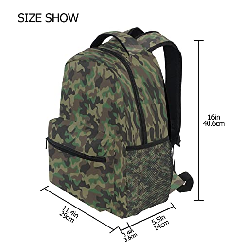 Military Camo Camouflage School Backpack For Kids Boys,Cool Army Laptop Backpack Student College School Bag Bookbag For Primary Junior High School, Casual Travel Camping Hiking Daypack #TOP1