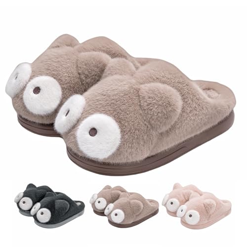 Cute Cat Slippers - Kawaii Animal Fluffy, Plush Warm Cozy House Slippers for Women and Men