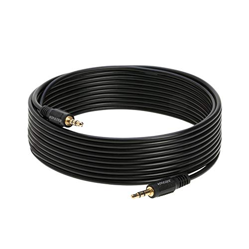 Cable de audio Jack 3.5mm 12FT auxiliar miniatura 1