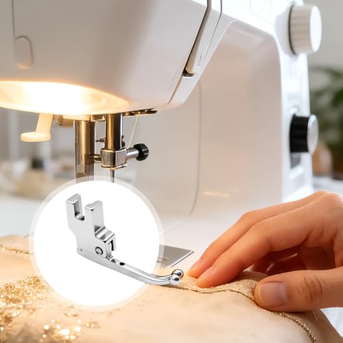 Prensatela especial para lentejuelas y cuentas para máquina de coser miniatura 5