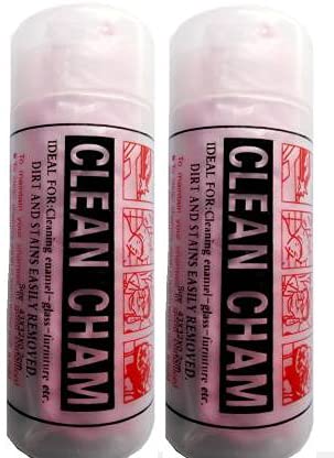 Kar-O-Bar Clean Cham Cleaning Towels Wet & Dry Cleaning Cloth (2 Pcs - Regular Size)