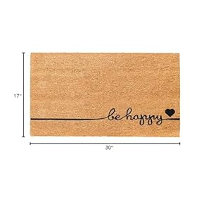   THEODORE-MAGNUS-Door-Mat--Coir-Doormat-for-Outdoor-Entrance-Durable-Welcome-Mat-with-Non-Slip-Backing-Perfect-for-Front-Door-and-Entryway-OutdoorIndoor-be-Happy