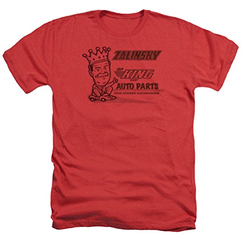 Tommy Boy Zalinsky The King of Auto Parts Heather T-Shirt, Red, XL