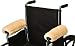 Nova Sheepskin Fleece Armrest Covers for Wheelchairs, Transport Chairs & Arm Chairs, Universal Fit, Washable, One Pair