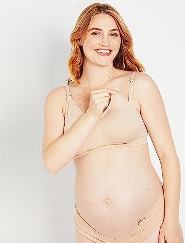 Image of Motherhood Maternity Women's Seamless Clip Down Nursing Bra Machine Washable Sizes S-3X Available in 1 & 2 Packs