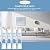 FPPWFU01 Water Filter Replacement Compatible With Frigidaire FPPWFU01 PurePour PWF-1, Electrolux EPPWFU01 PureAdvantage PWF-1 Water Filter, 4 Pack
