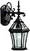 Kichler Townhouse 15.25" 1 Light Outdoor Wall Light with Clear Beveled Glass in Black