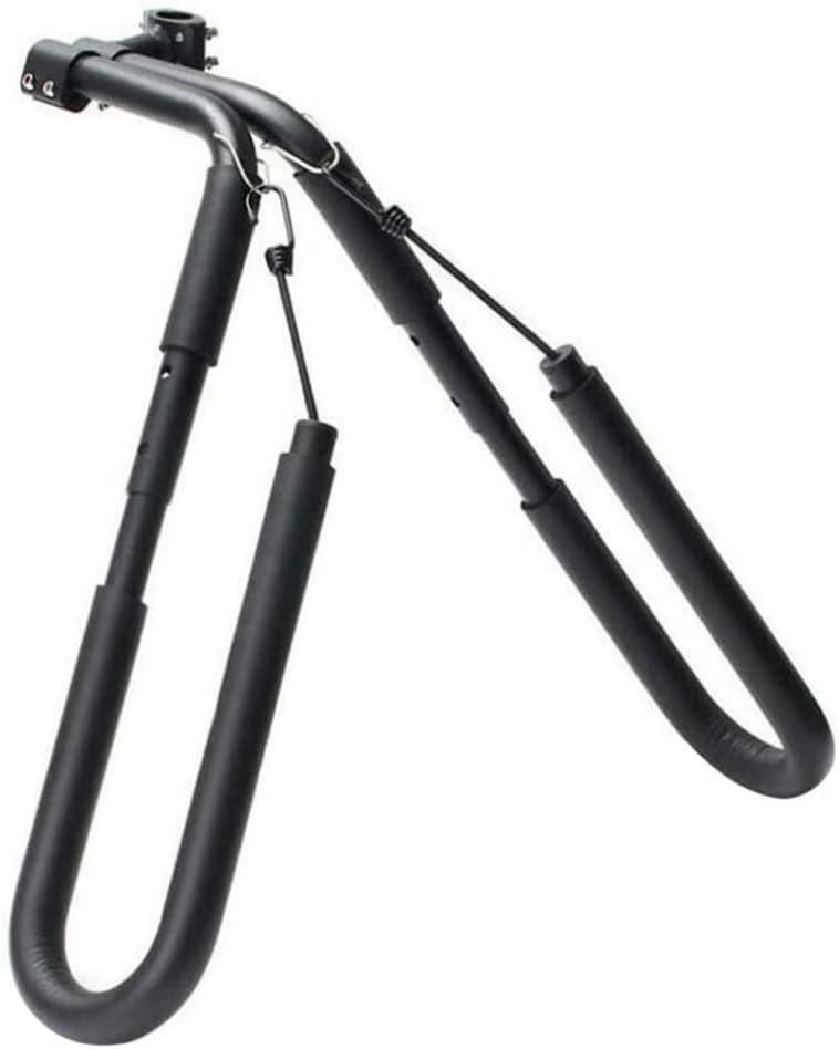XJKLBYQ Surfboard Bike Rack,Wakeboard Bicycle Surfing Carrier Mount,Angle Adjustable Anti Slip Surfboard Bicycle Carrier Rack for Outdoor Sports Black