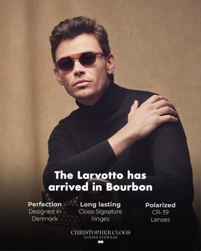 Image of Christopher Cloos Larvotto Minimalistic Polarized Sunglasses