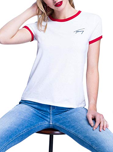 Tommy Hilfiger Signature Ringer Maglietta Donna