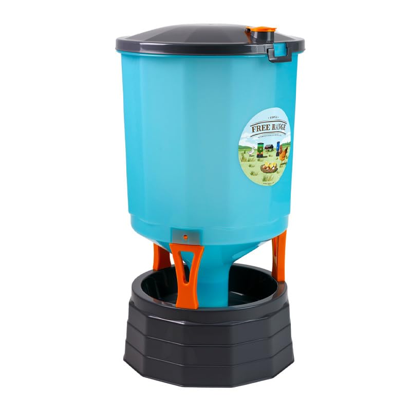 Suinga Bebedero para Gallinas 45 L | Plástico con Protección UV y Libre de BPA | Ideal para 24 Aves, 39,5x72,5 cm