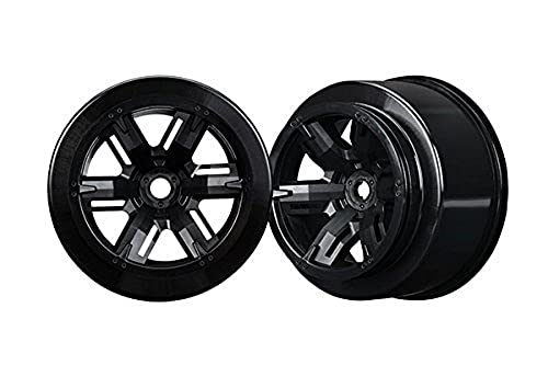 Traxxas 7771 X-Maxx roues noir idéales pour le franchissement en forêt