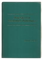 Drug Effects on Psychomotor Performance 0962652342 Book Cover