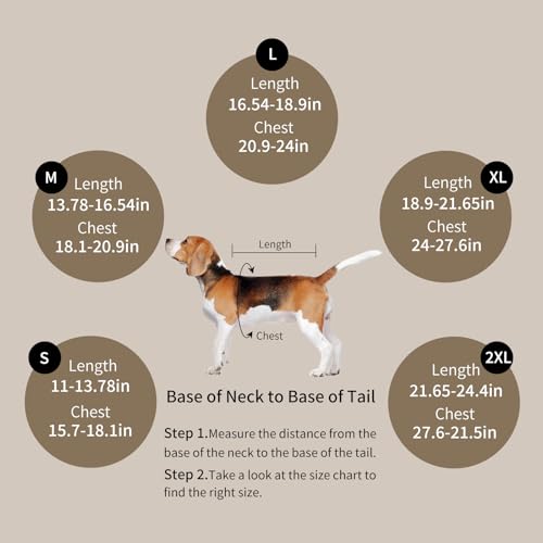 Image of Dog Recovery Suit for Female Male Dogs, Dog Onesie for Spay Neuter,Pet Zip Up Recovery Shirt, Substitute E-Collar & Cone,Anti-Licking Breathable Onesie for Small Medium Large Dogs