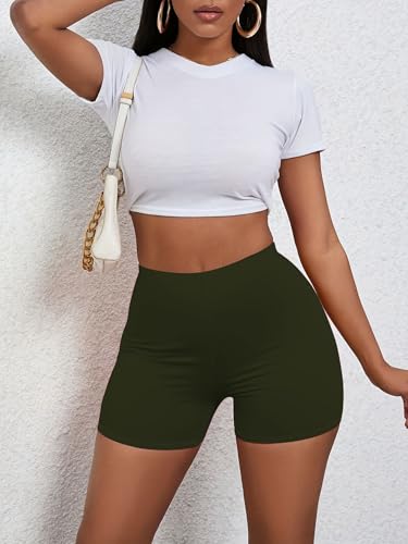 Women's High-Waist Fitted Pants, Solid Color, Sexy and Chic Style