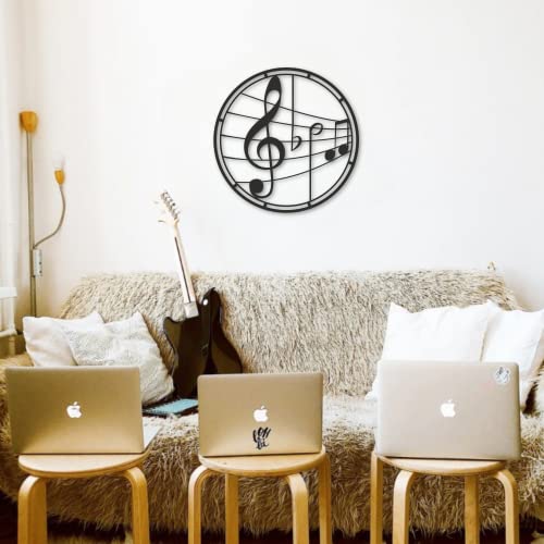 Decoración de pared de metal musical: el regalo de inauguración de casa ideal
