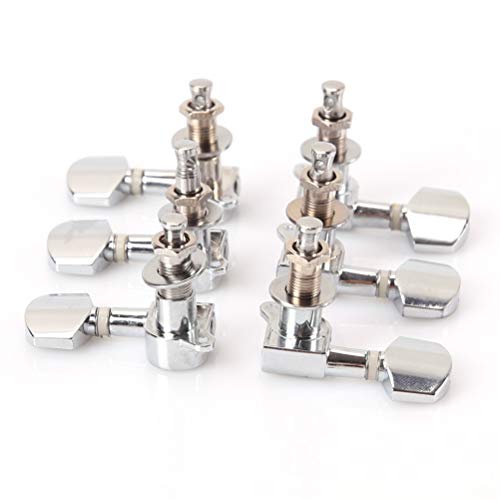 HEITIGN Lot de 6 mécaniques en alliage pour guitare électrique ou acoustique - Les Beatles, Paul McCartney, John Lennon, RIngo Starr, George Harrison HEITIGN Lot de 6 mécaniques en alliage pour guitare électrique ou acoustique