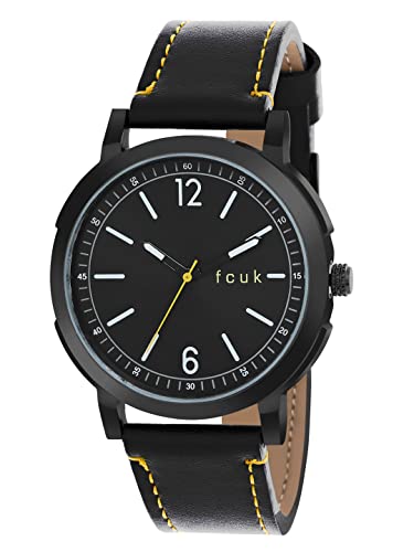 FCUK Analog Black Dial Mens Watch-FK00010A (B0B6C5NVQ9) Amazon Price History, Amazon Price Tracker