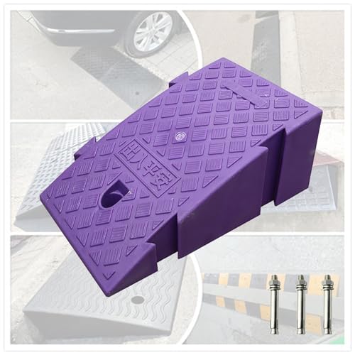 Set de rampas de caucho resistente para bordillos