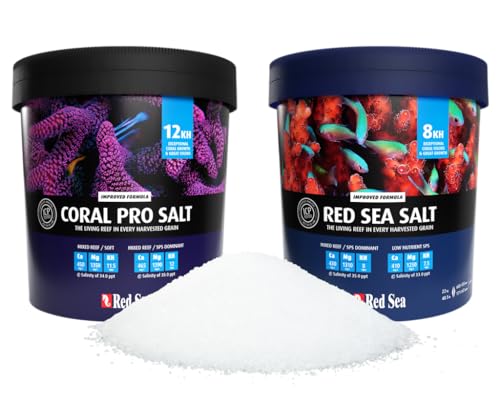 Red Sea Coral Pro Reef Salt Mix Pequeno Balde | Faz um aquário marinho completo de água salgada mari