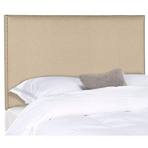 Safavieh Headboard, Queen, Hemp - Silver Nailheads #TOP1