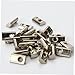 Luxshiny 100pcs Carbon Steel Nickel-Plated T Slot Nuts Spring Loaded Elastic Nuts for 20-m5 Aluminum Profile Industrial Fasteners