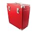 Produktbild GPO CASE12 Tragbares Aufbewahrungsbox für 12" Schallplatten (für bis zu 30 Vinyl-Schallplatten), Rot