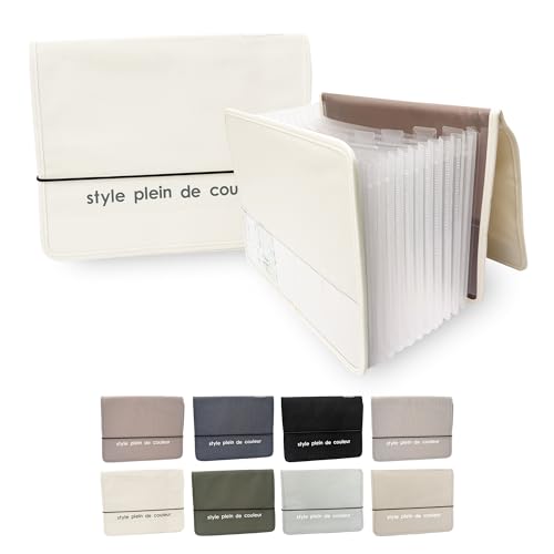 Amazon | [style plein de couleur] ジャバラファイル 【 A4 13