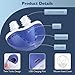 Anti Snoring Devices, Double Vortex Anti Snoring Device, Snoring Solution, Adjustable Wind Speed, Suitable for All Nose Shapes, Stop Snoring Suitable for Men and Women, Blue