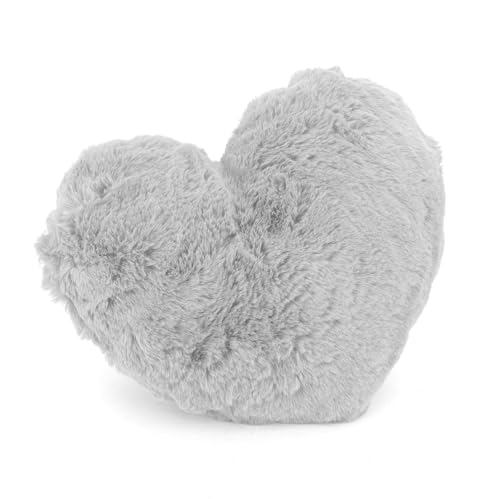 heimtexland Fell Dekokissen Plüsch Herz Kuschelkissen XL Flanell Kissen...