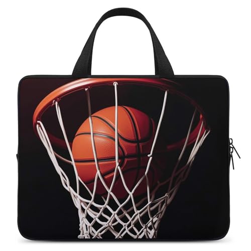 Housse de protection pour ordinateur portable sac à main tablette imprimé basket