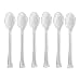 96 Mini Clear Plastic Spoons, 4.5 Inches, Elegant And Disposable Clear Flatware. Includes 96 Clear Dessert / Appetizer Spoons